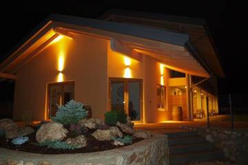 Front of property - evening/night