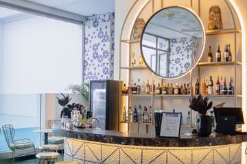 Poolside bar