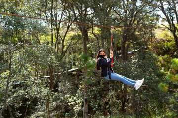 Ziplining
