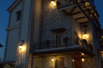 Front of property - evening/night