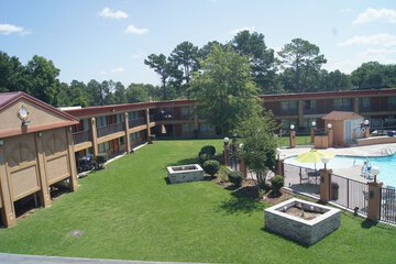 Outdoor wedding area