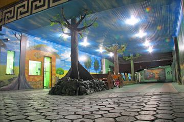Interior entrance