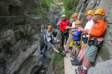 Outdoor rock climbing