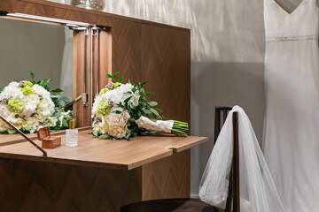 Outdoor wedding area