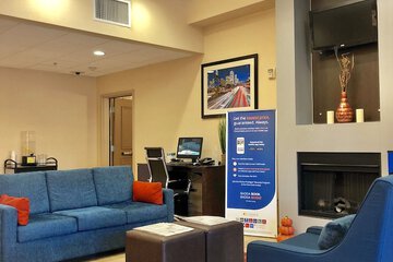 Lobby sitting area