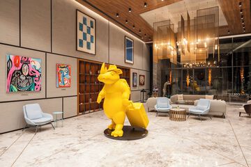 Lobby sitting area
