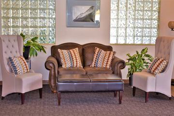 Lobby sitting area