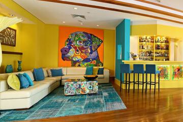 Lobby sitting area