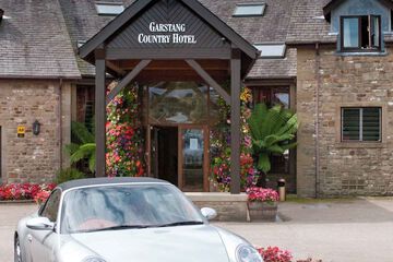 Outdoor wedding area