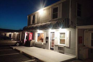 Front of property - evening/night