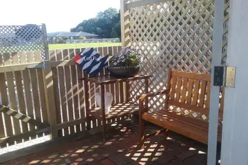 outside