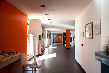 Interior entrance