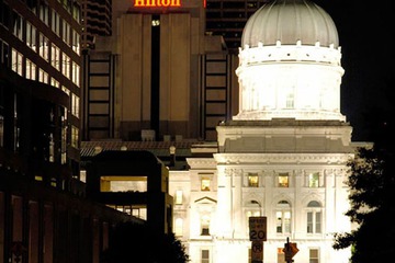 Front of property - evening/night