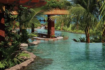Poolside bar