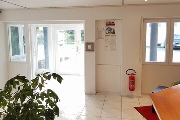 Interior entrance