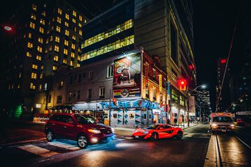 Front of property - evening/night