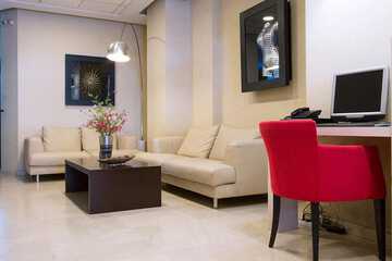 Lobby sitting area