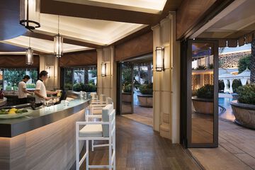 Poolside bar