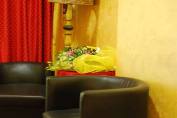 Lobby sitting area