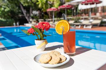 Poolside bar