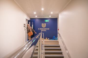 Interior entrance