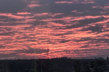 Front of property - evening/night