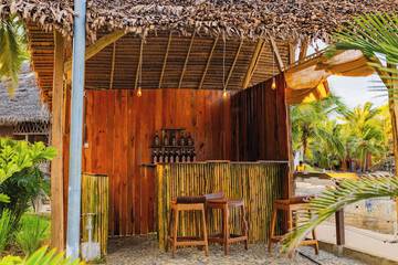 Poolside bar
