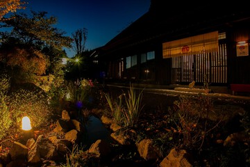 Front of property - evening/night