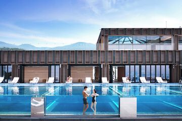 Rooftop pool