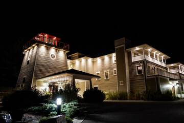Front of property - evening/night
