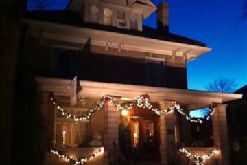 Front of property - evening/night