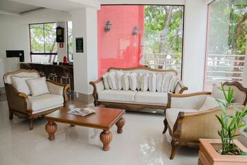 Lobby sitting area