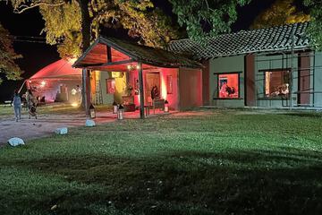 Front of property - evening/night
