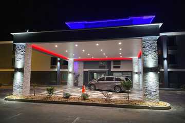 Front of property - evening/night