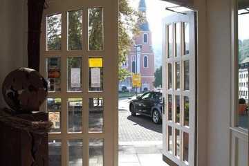 Interior entrance