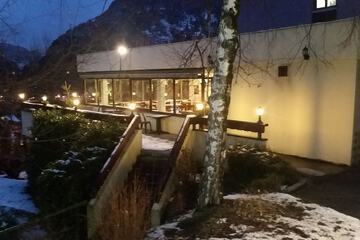 Front of property - evening/night