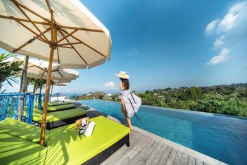 Rooftop pool
