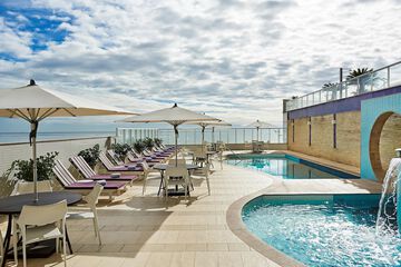 Rooftop pool