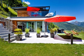 outside
