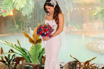 Outdoor wedding area
