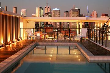 Rooftop pool