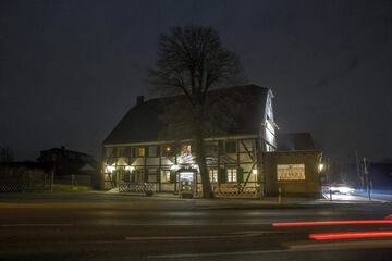 Front of property - evening/night