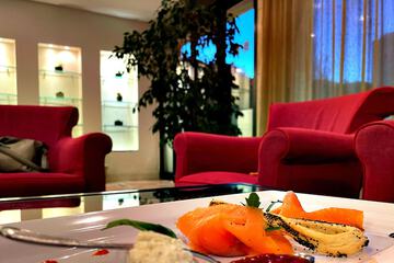Lobby sitting area