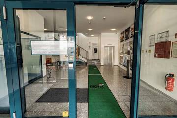 Interior entrance