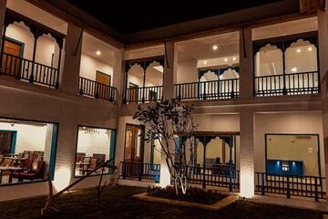 Front of property - evening/night