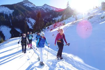 Snowshoeing