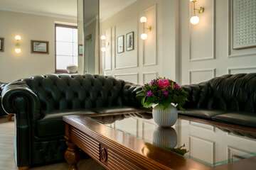 Lobby sitting area