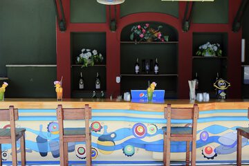 Poolside bar