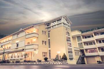 Front of property - evening/night