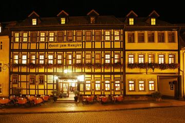 Front of property - evening/night